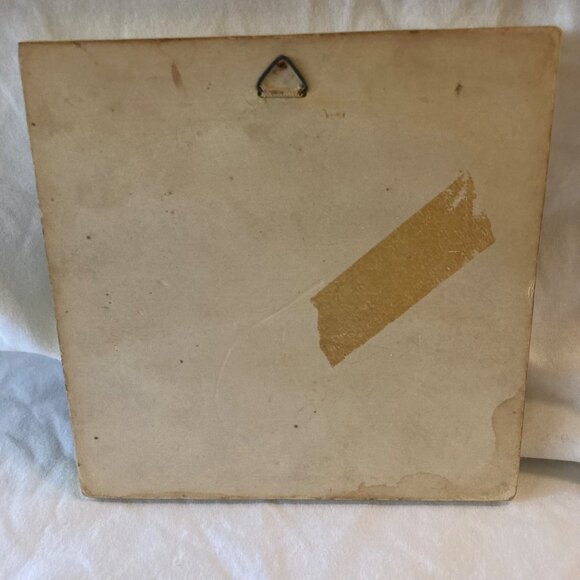 MCM Asian Diorama Cork Art Tree Boat Sunset 3D Framed 5 x 5" - Picture 4 of 7